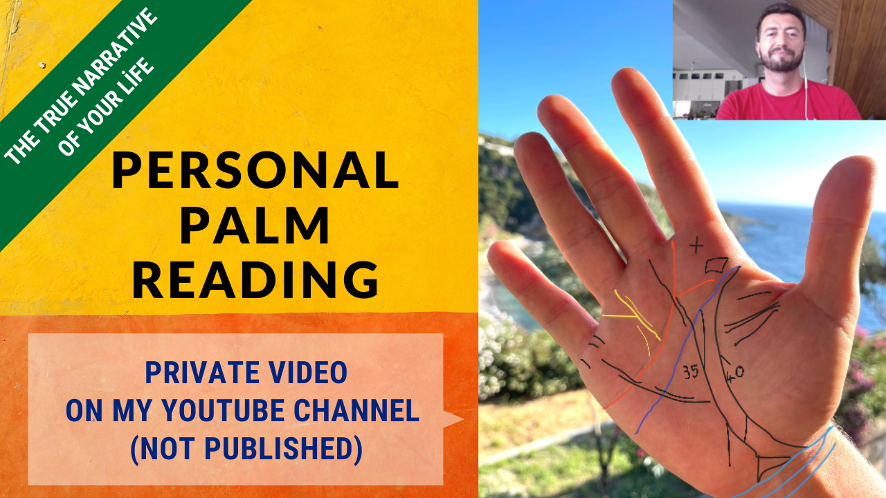 Personal Hand Reading - Private Video on my Youtube Channel (Not Public)