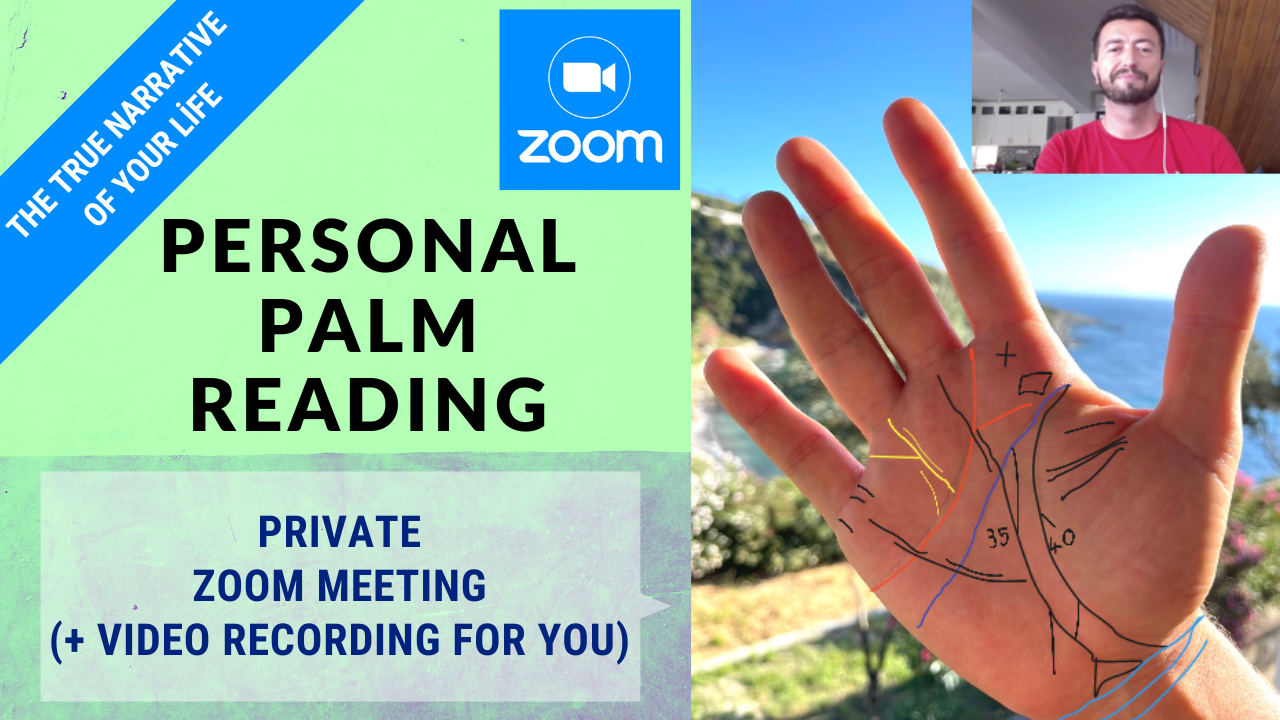 Personal Palm Lines Consultation: One on One Zoom Meeting